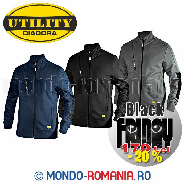 Jacheta DIADORA Sweatshirt FZ Litework